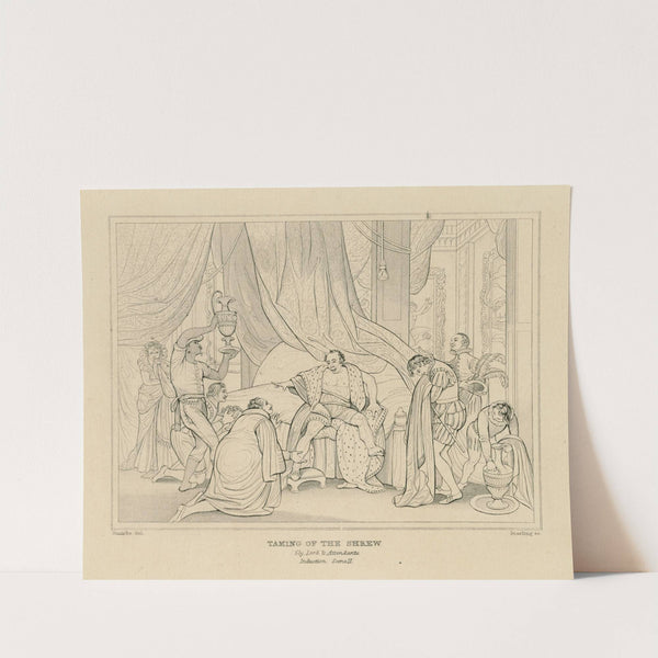 Taming of the shrew, Sly, lord & attendants, induction, scene II (19th century) by William Francis Starling