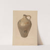 Tan Stoneware Jug by George Loughridge