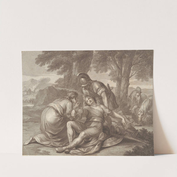 Tancred and Erminia by Francesco Bartolozzi