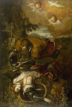 Tancred Baptizing Clorinda (1586-1600)