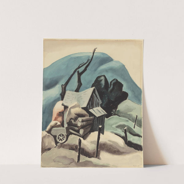 Taney County Barn by Thomas Hart Benton