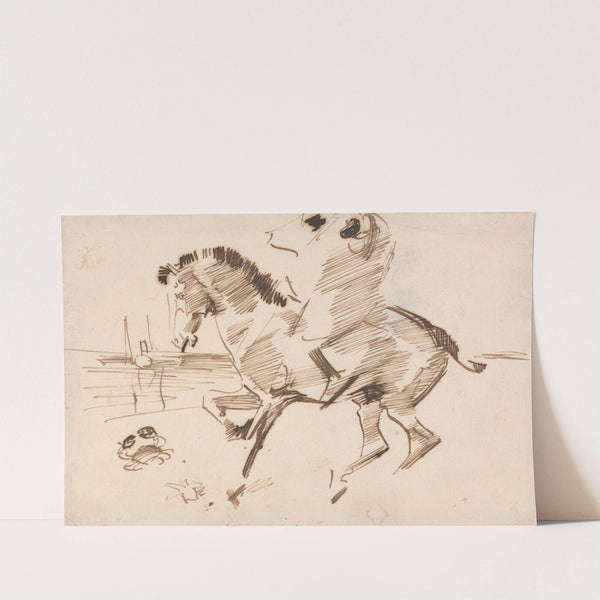 Tangiers Beach; A Horse Shying at a Crab by Joseph Crawhall