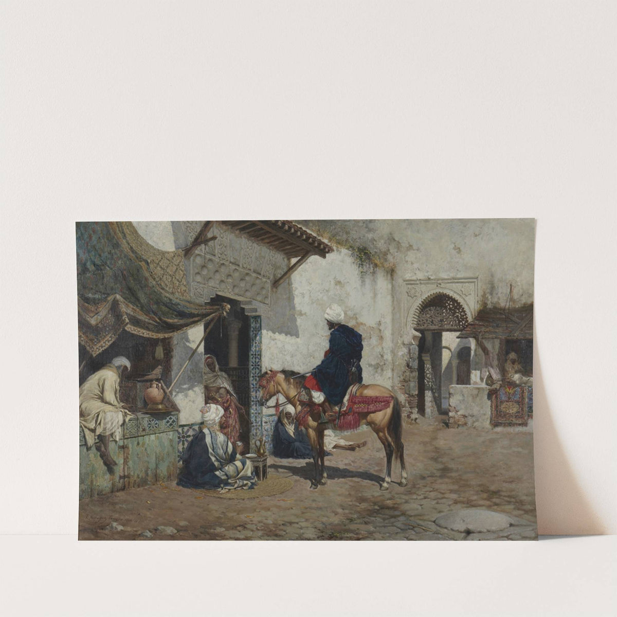 Tangiers Street Scene by Tomas Moragas y Torras