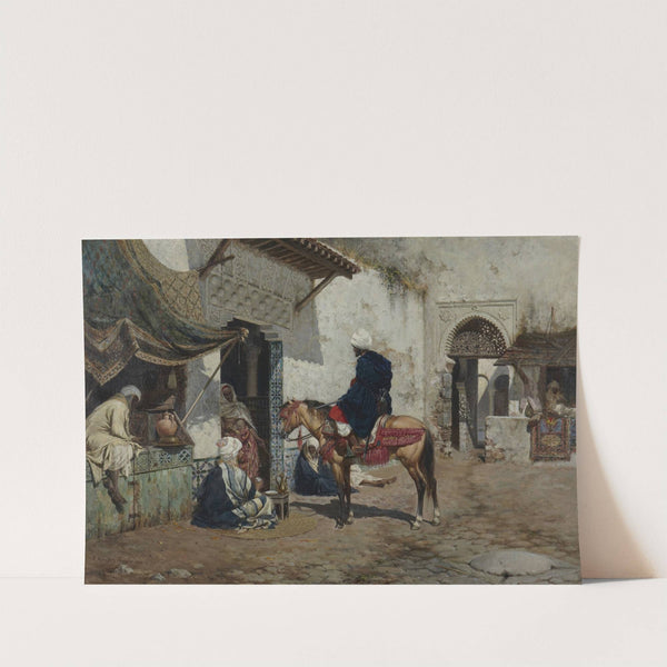 Tangiers Street Scene by Tomas Moragas y Torras