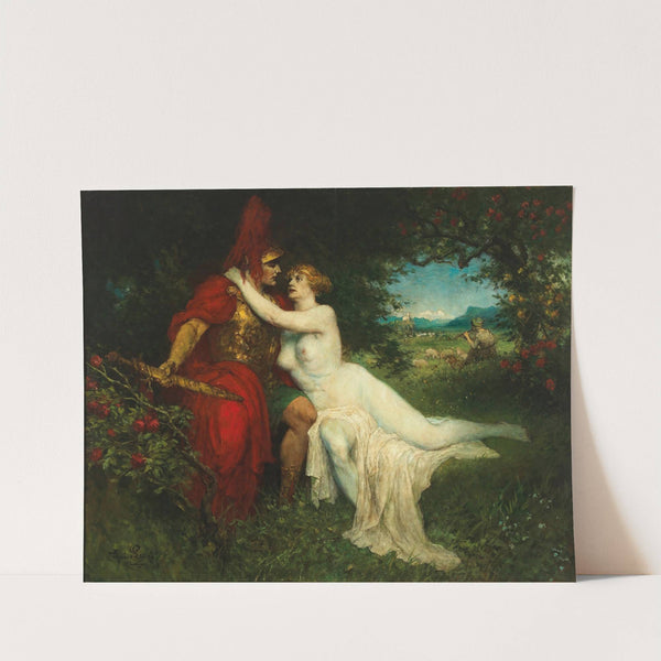 Tannhäuser and Venus in the Venusberg, scene from Richard Wagner’s opera by Ferdinand Leeke