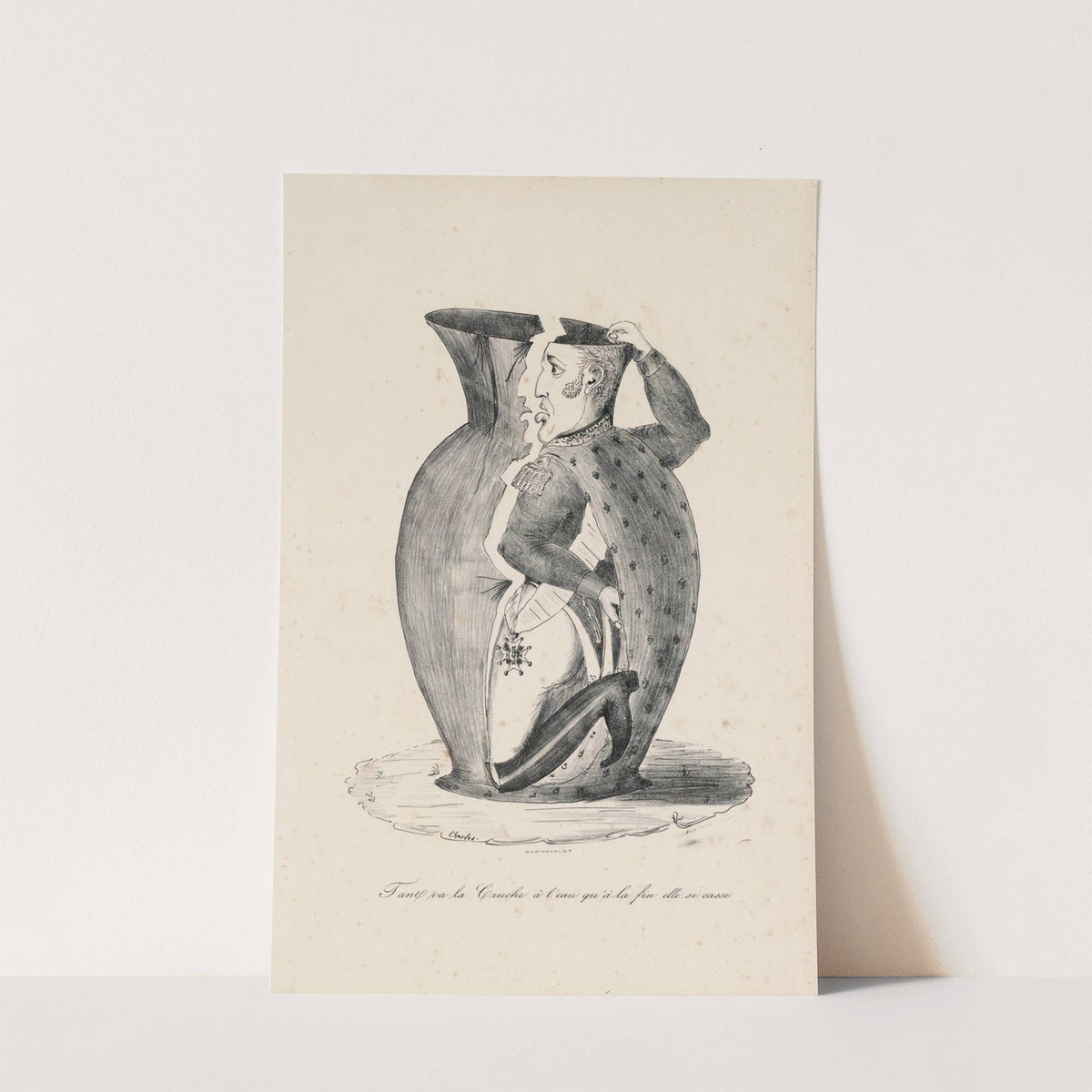 Tant va la cruche à l’eau qu’à la fin elle se casse by Charles Philipon