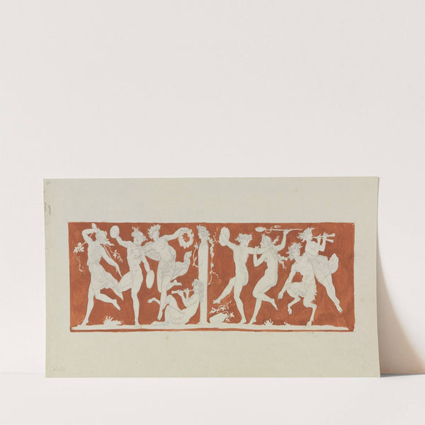 Tanz von Satyrn und Bacchantinnen um die Herme des Dionysos (before 1842) by Moritz von Schwind