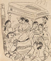 Tanzende Königin Sivali und Musikerinnen (1911)