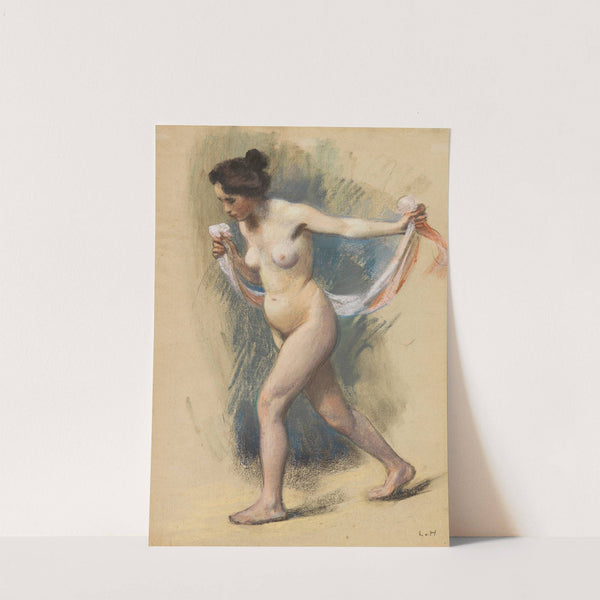 Tänzerin mit Schleier by Ludwig von Hofmann