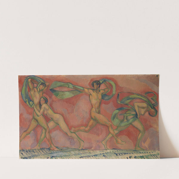 Tanzfries (1912) by Ludwig von Hofmann