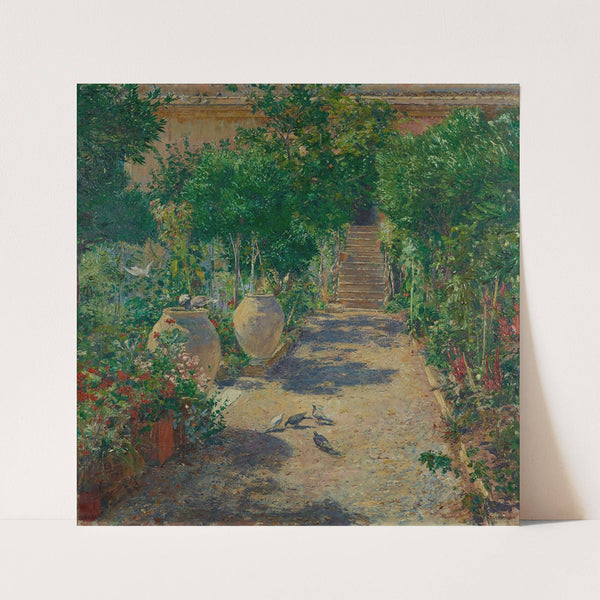 Taormina im Sonnenschein by Johann Victor Krämer