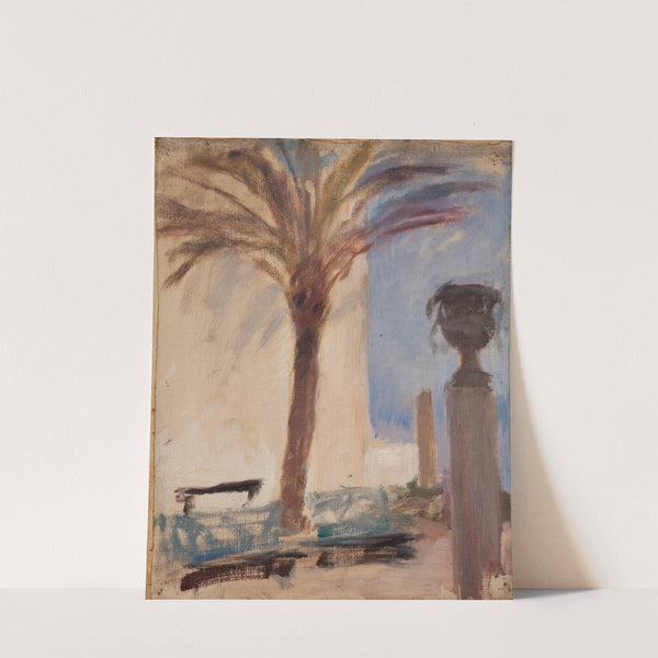 Taormina (Palms near the Hotel) by Jan Ciągliński