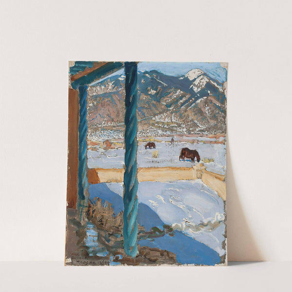 Taos Home in Sunlight (1925) by Akseli Gallen-Kallela