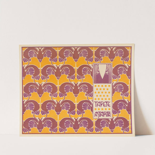 Tapete Astarta (Astarta Wallpaper) by Koloman Moser