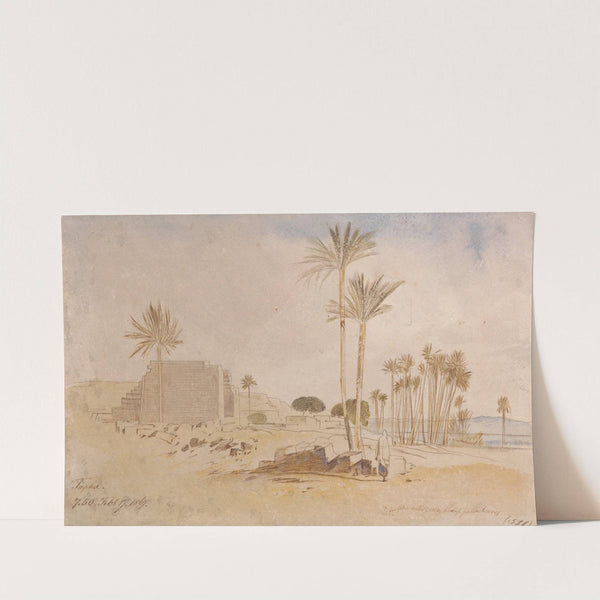 Tapha, 7-50 a.m., February 17, 1867 by Edward Lear