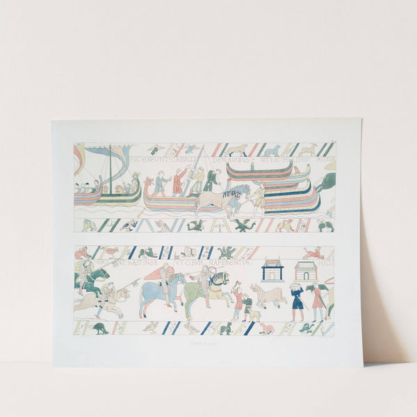 Tapisserie de Bayeux 15 (1838) by Achille Jubinal