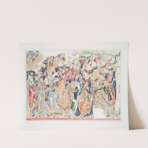 Tapisserie représentant Alexandre roi d'Écosse by Achille Jubinal
