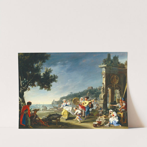 Tarantella at Mergellina by Filippo Falciatore