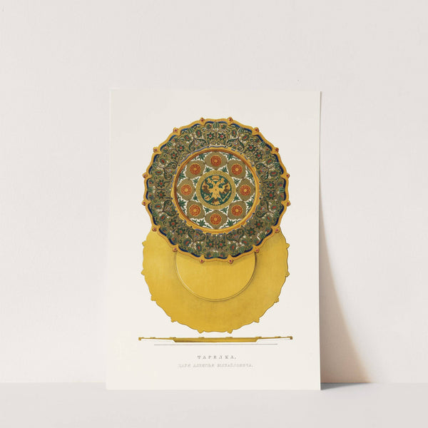 Tarelka tsaria Alekseia Mikhailovicha by Fedor Grigoryevich Solntsev