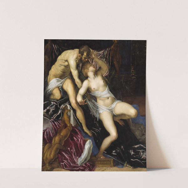 Tarquin and Lucretia by Jacopo Tintoretto