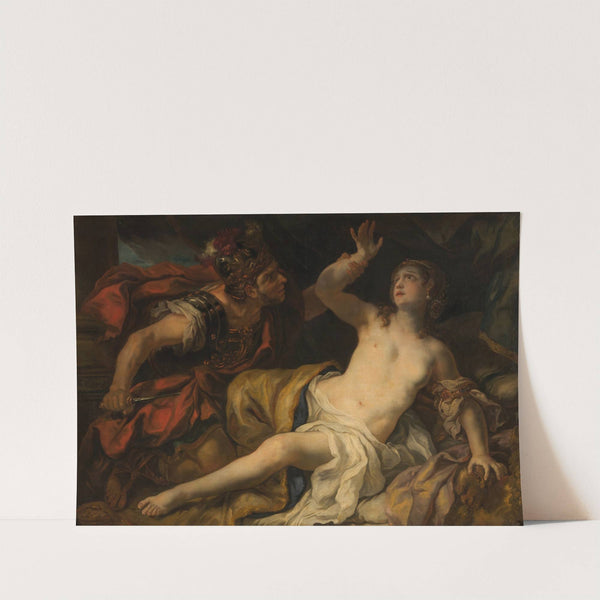 Tarquinius und Lucretia by Johann Michael Rottmayr