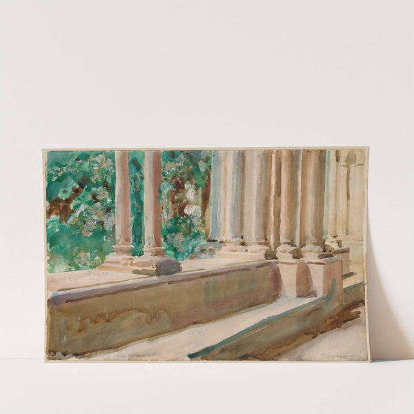 Tarragona Terrace and Garden (c. 1908) by John Singer Sargent