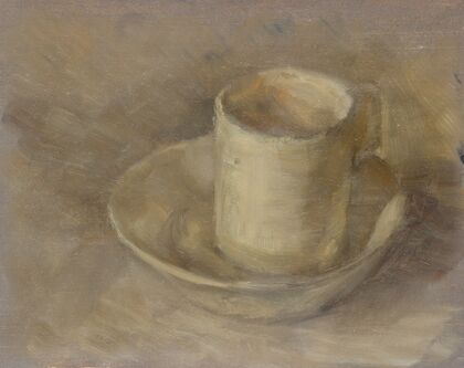 Tasse und Teller