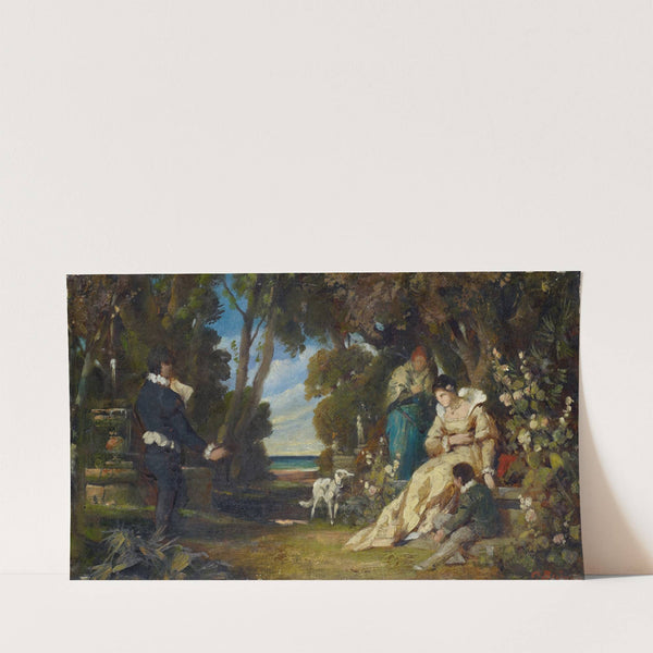 Tasso And The Two Eleonors by Karl Brünner