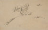 Tatar mounting a horse, studies of figures and hands for the painting “Liberation of captives” (1875 - 1876)