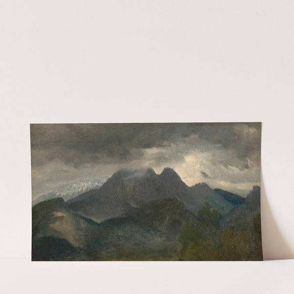 Tatra Mountains – view of Giewont (from 1870) by Aleksander Kotsis