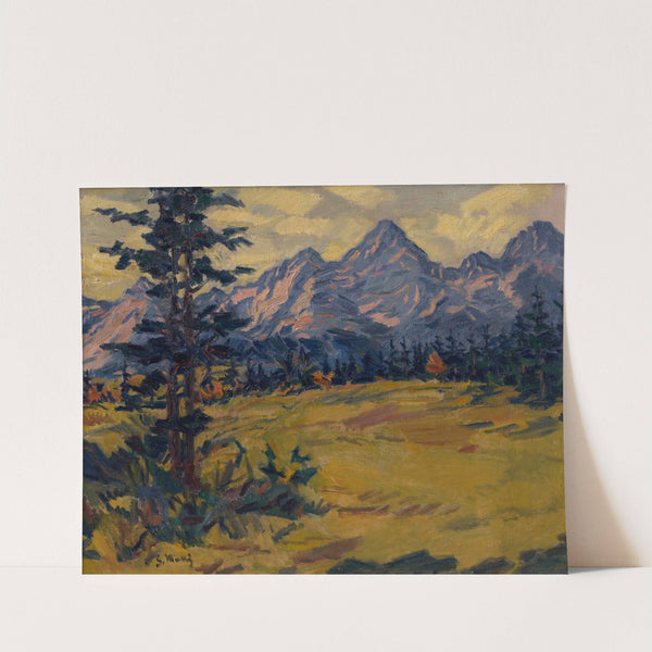 Tatras Landscape by Gustáv Mallý