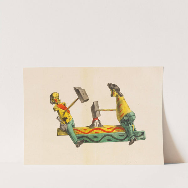 Tau-tau-tau, battez chaud, du courage il faut du cœur à l’ouvrage (1832) by J. J. Grandville