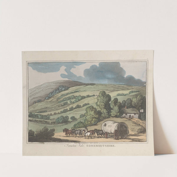 Taunton Vale, Somersetshire (1822) by Thomas Rowlandson