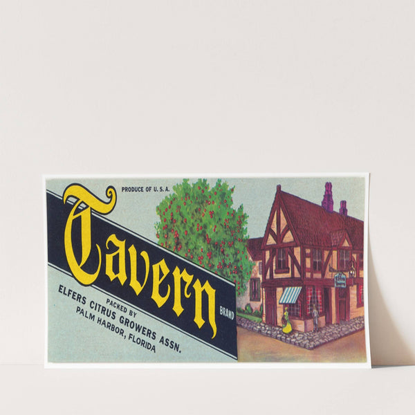 Tavern Brand Citrus Label (1930-1950)