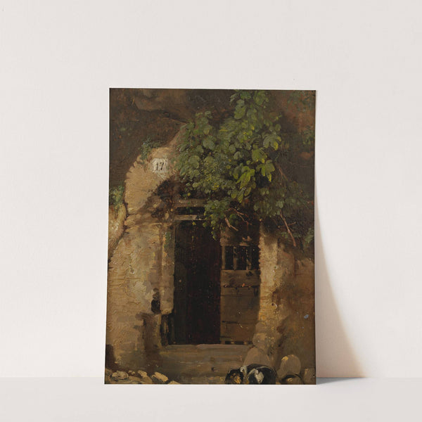 Tavern in Nemi (between 1851 and 1854) by Julie Wilhelmine Hagen-Schwarz