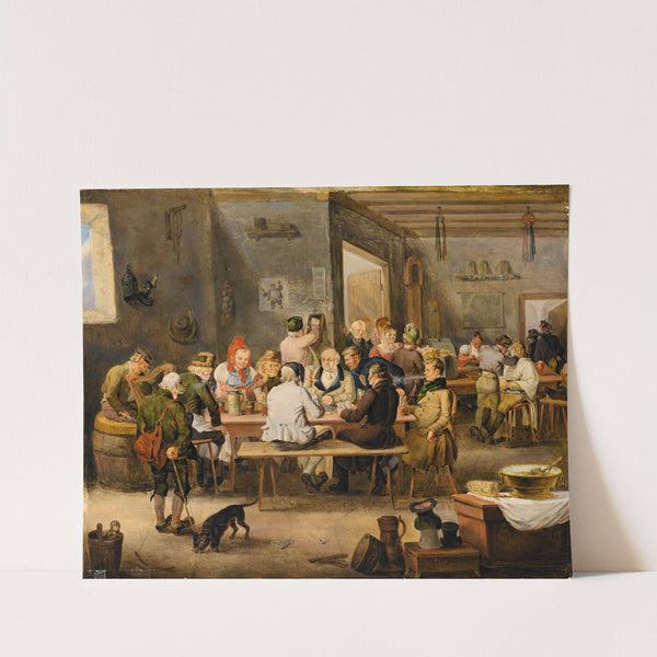 Tavern Scene (1827) by Johann-Baptist Pflug
