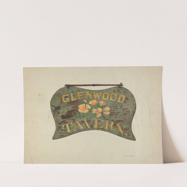 Tavern Sign (c. 1940) by Robert W.R. Taylor