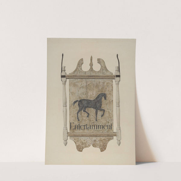 Tavern Sign (Black Horse Tavern) by John Matulis