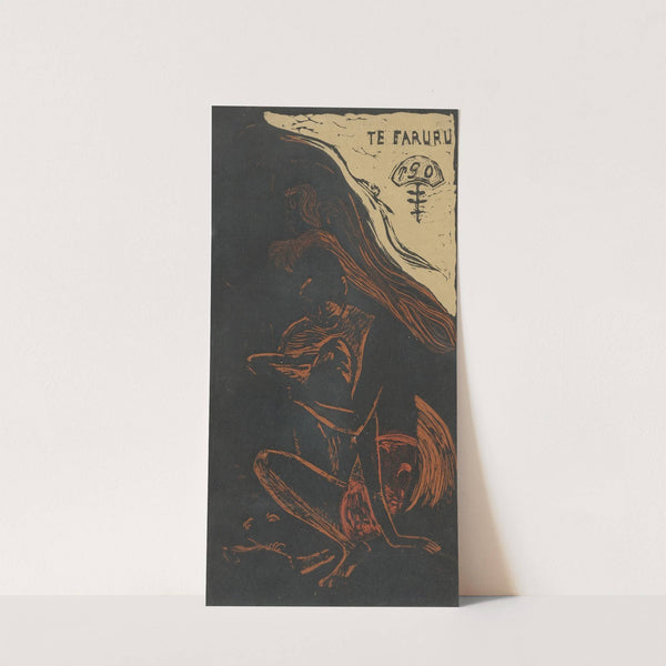 Te Fararv - Ici On Fait L'amour by Paul Gauguin