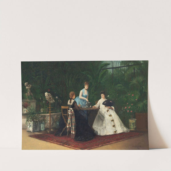 Tea in the conservatory by Jeanne Samson