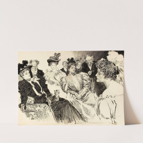Tea Room by Charles Dana Gibson