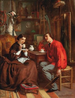 Tea Time In The Artist’s Studio