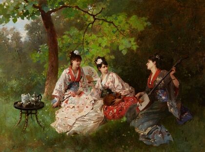 Tea time in the park