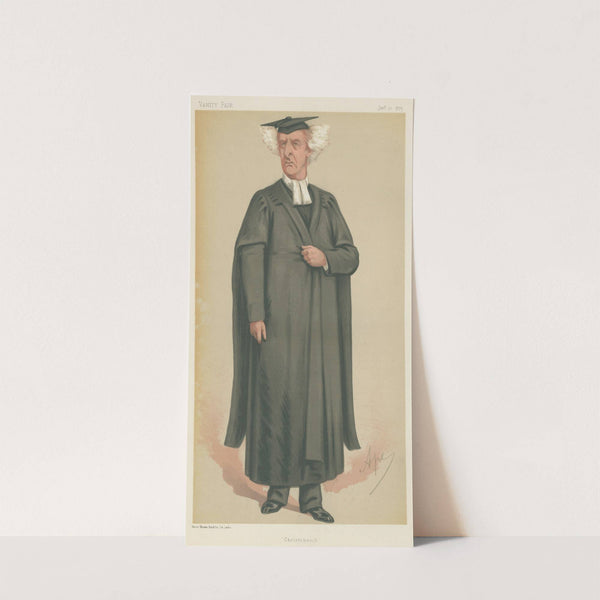 Teachers and Headmasters; ‘Christ Church’, The Very Reverand Henry George Liddell, January 30, 1875 (1875) by Carlo Pellegrini