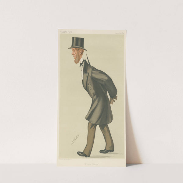 Teachers and Headmasters; ‘Merton College’, The Hon. George Charles Brodrick, August 30, 1884 (1884) by Leslie Matthew Ward