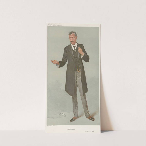 Teachers and Headmasters; ‘The School Master’, Dr. Thomas James Macnamara, October 9, 1907 (1907) by Leslie Matthew Ward