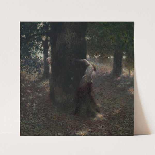 Teasing (1889) by Franz von Stuck