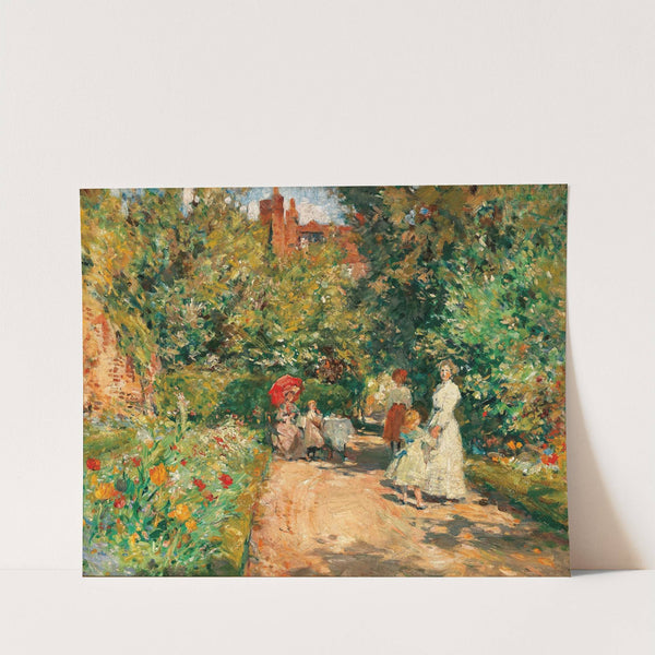 Teatime in a Walled Garden by William Christian Symons