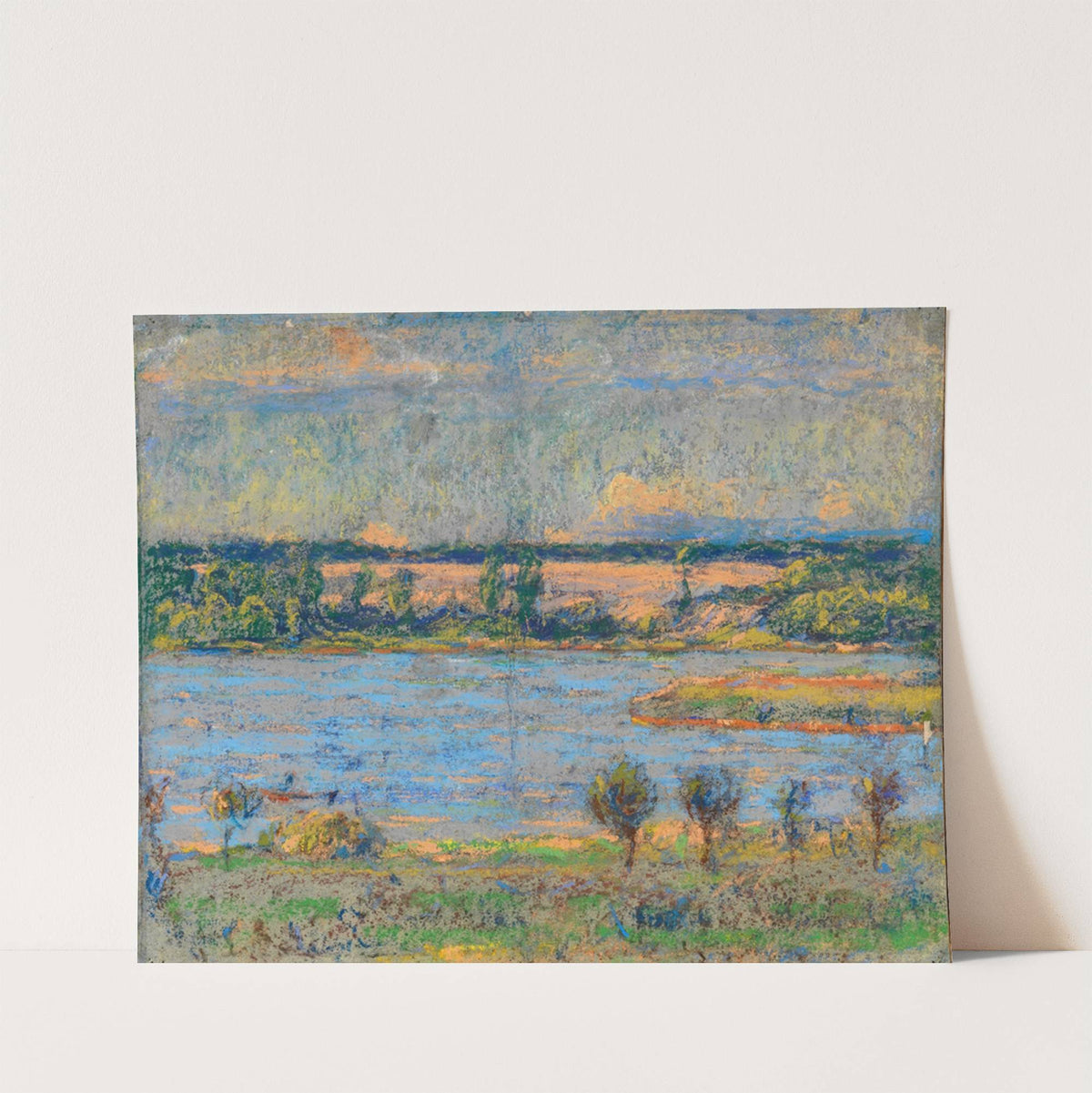 Teich am Abend (1896) by Christian Rohlfs