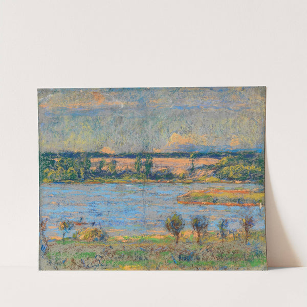 Teich am Abend (1896) by Christian Rohlfs